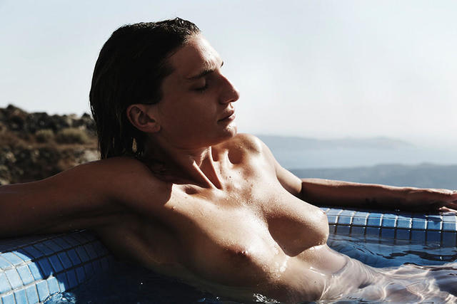 Alexandra Hoffman topless photoshoot