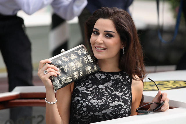 actress Cyrine AbdelNour 21 years nipple photos in public