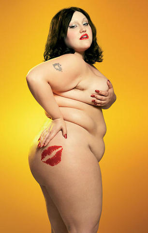 Naked Beth Ditto art