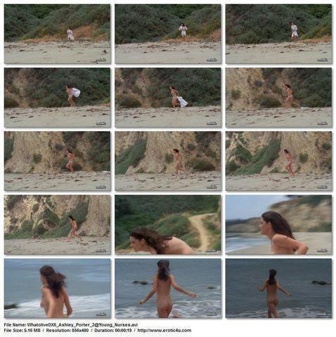 models Ashley Porter teen bare-skinned photoshoot in public