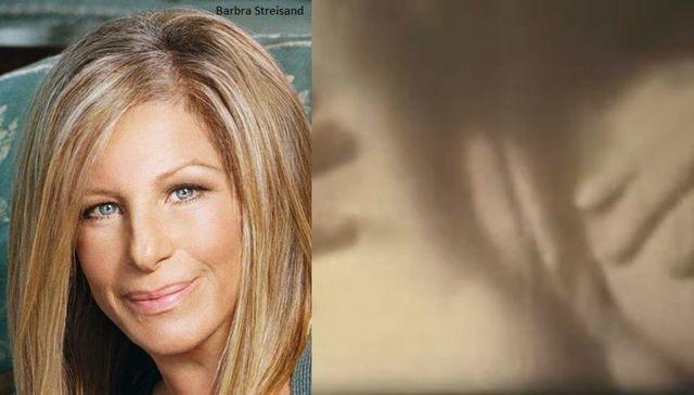 celebritie Barbra Streisand 21 years unmasked photos beach