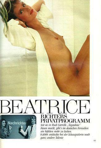 actress Beatrice Richter 22 years nude art photo in public
