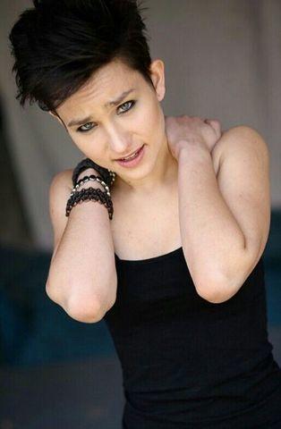 actress Bex Taylor-Klaus young nude art photoshoot in public