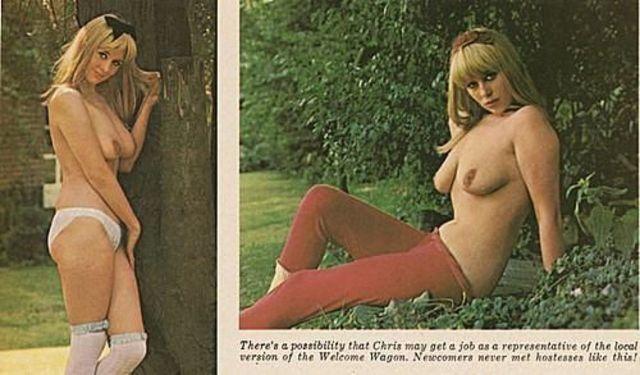 celebritie Christine Carter 2015 undressed photoshoot in public