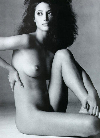 models Christy Turlington 21 years stripped snapshot in the club