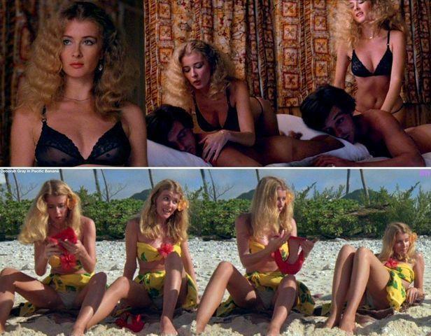 models Deborah Gray 25 years denuded photoshoot beach