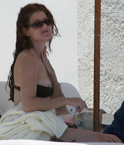 models Debra Messing 2015 Without swimsuit snapshot in public