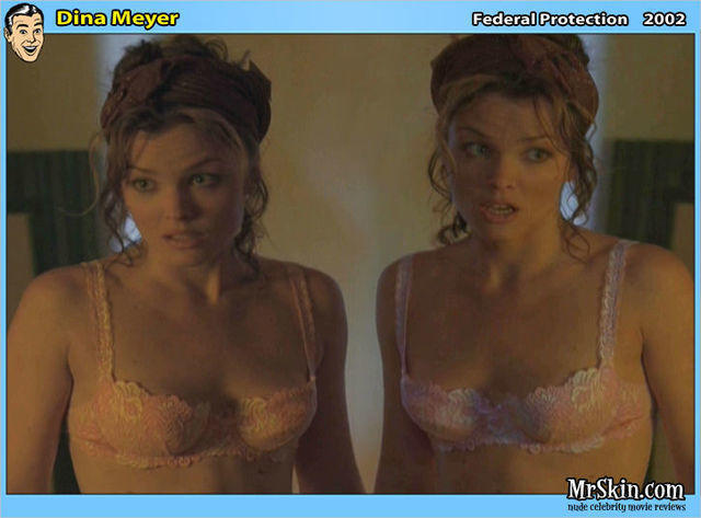 models Dina Meyer young in the altogether photo in the club
