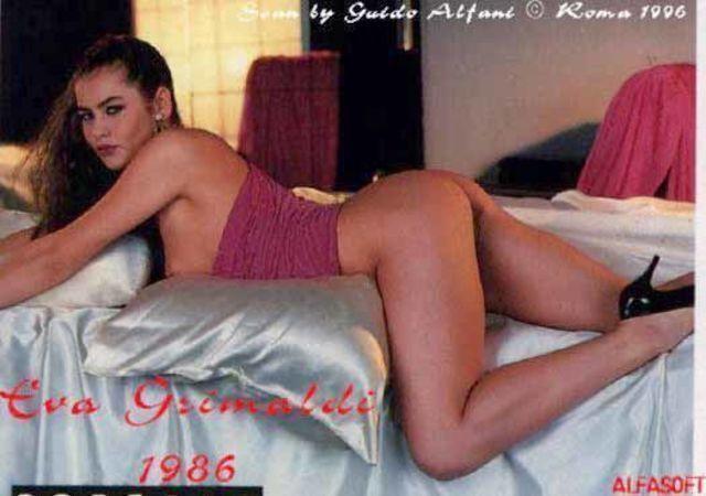 celebritie Eva Grimaldi 24 years the nude photos beach