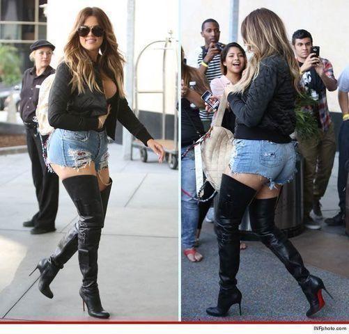 actress Khloe Kardashian teen Without camisole photography in public