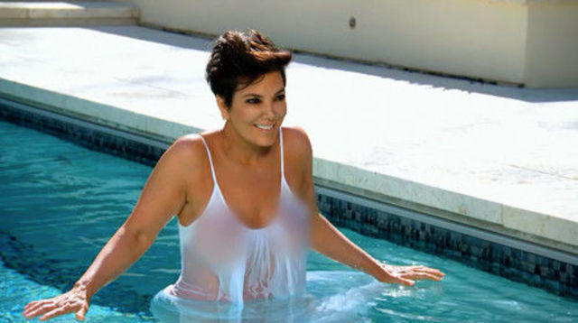 models Kris Jenner young provocative photos home