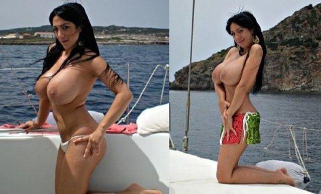 models Marika Fruscio 24 years nudism art in the club