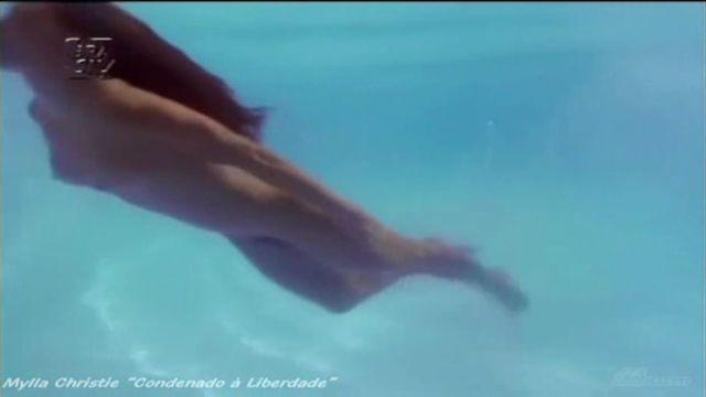models Mylla Christie 25 years k naked photo beach