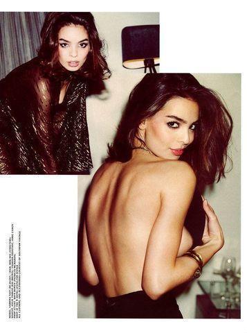 models Sabrina Nait 18 years sensual art in the club