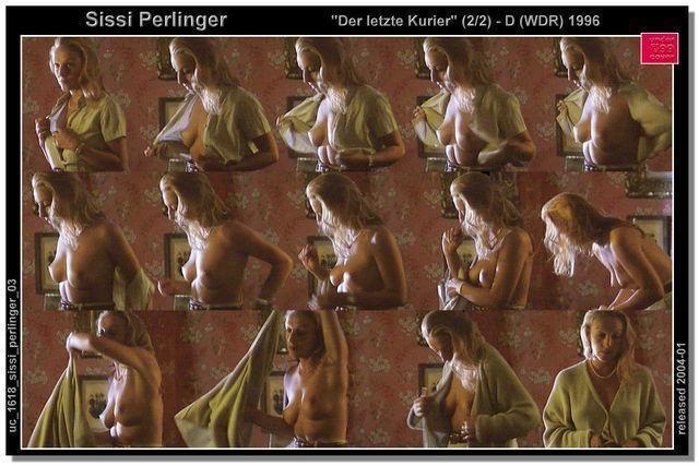 celebritie Sissi Perlinger 24 years buck naked art in public
