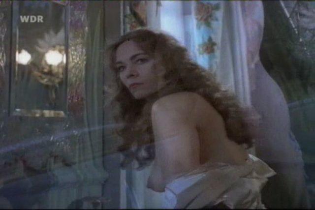 actress Theresa Russell young leafless snapshot in public