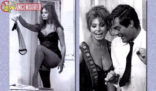celebritie Sophia Loren 21 years risqué photoshoot in the club