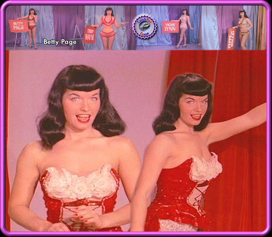celebritie Bettie Page 20 years tits art in the club