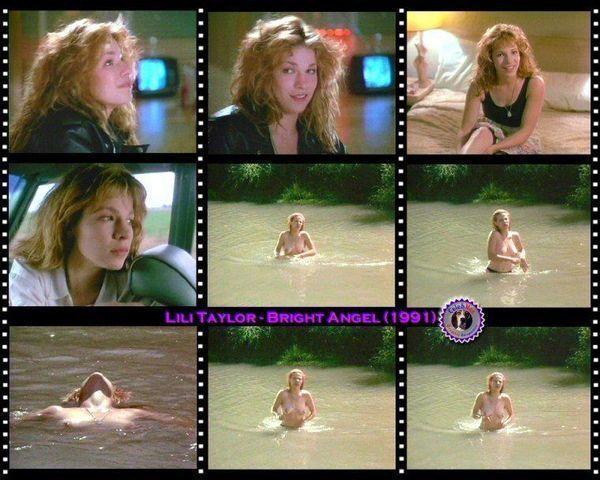 celebritie Lili Taylor 22 years Without brassiere photos in public