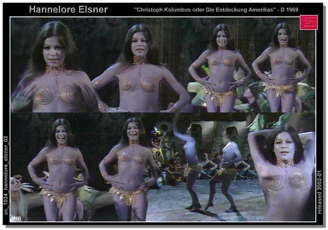 actress Hannelore Elsner 24 years Without panties art beach