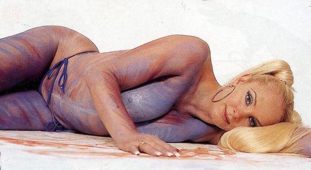 models Denisse Profota 22 years lewd photoshoot in public