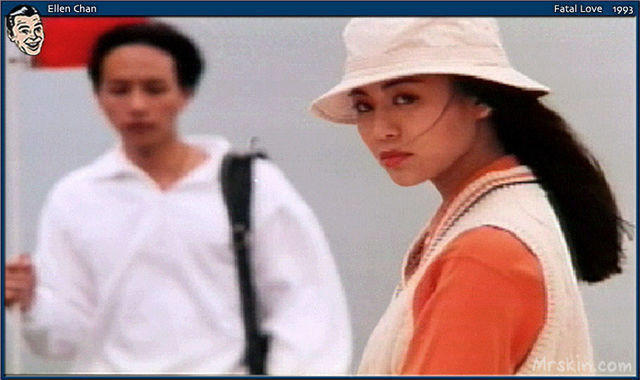 celebritie Ellen Chan 25 years flirtatious photo in public