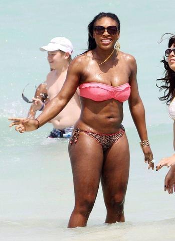  Hot art Serena Williams tits