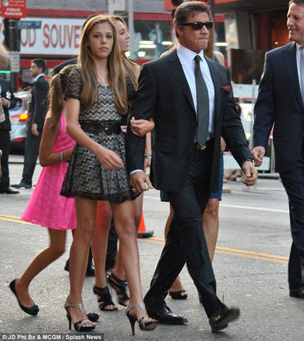 actress Sistine Rose Stallone 22 years bawdy pics home