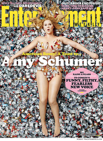celebritie Amy Schumer 21 years impassioned art in public