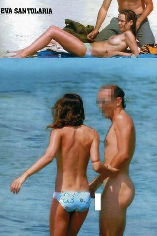 actress Eva Santolaria 24 years nudism foto in the club