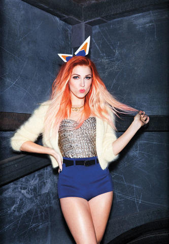 actress Bonnie McKee teen in the buff photo home