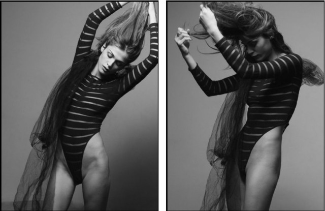celebritie Elisa Sednaoui 20 years bareness foto in public