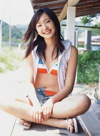celebritie Yui Aragaki 20 years bare-skinned photos home