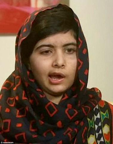 Malala Yousafzai topless
