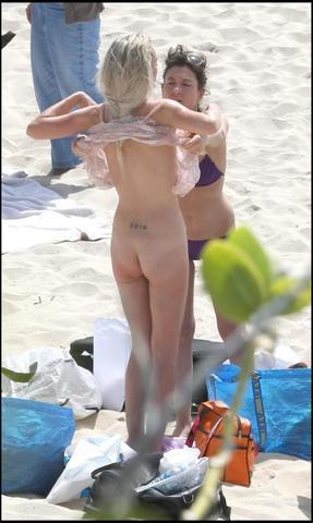 Laeticia Hallyday topless photoshoot