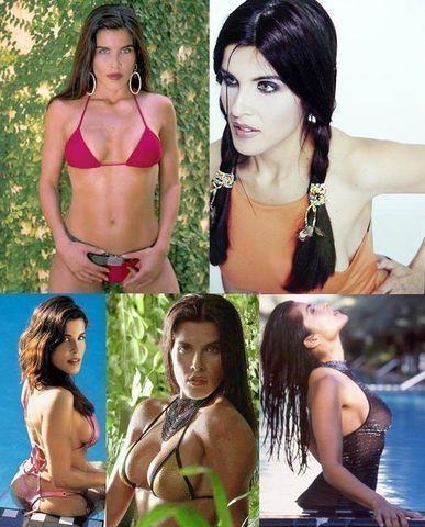 celebritie Adriana Cataño 22 years sensual foto in public