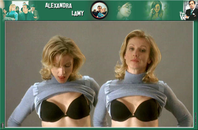 actress Alexandra Lamy 24 years nude pics beach