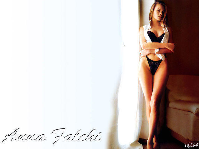 models Anna Falchi 19 years bawdy photography beach