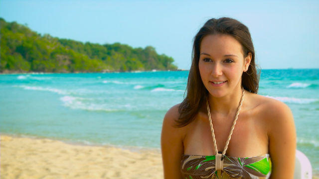 models Anna Khait 24 years bosom photography beach