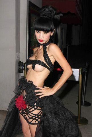 models Bai Ling teen arousing picture in the club
