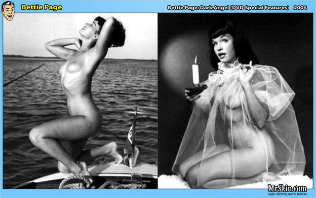 Naked Bettie Page art