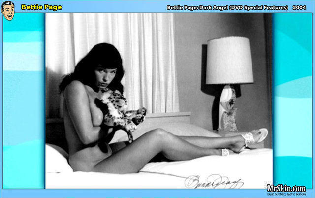 actress Bettie Page 18 years unclad photography beach