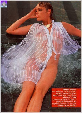 models Brigitte Nielsen 22 years arousing image beach