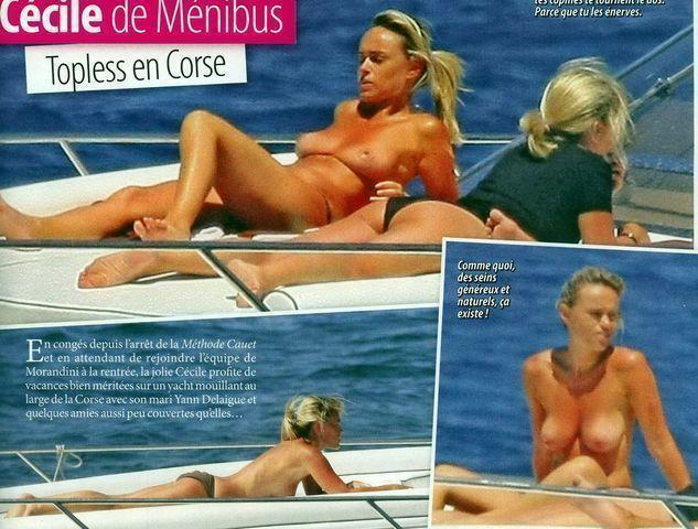 Cécile de Ménibus gefälschte nackt