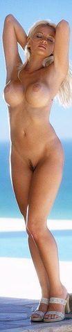 models Heather Hanson 2015 Without bra foto beach
