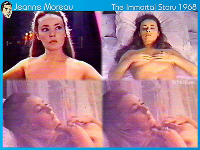 Jeanne Moreau  nackt