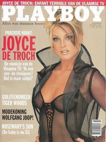 models Joyce De Troch teen in one's birthday suit picture home