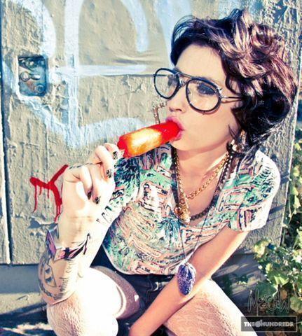 actress Kreayshawn 18 years provoking photos in public