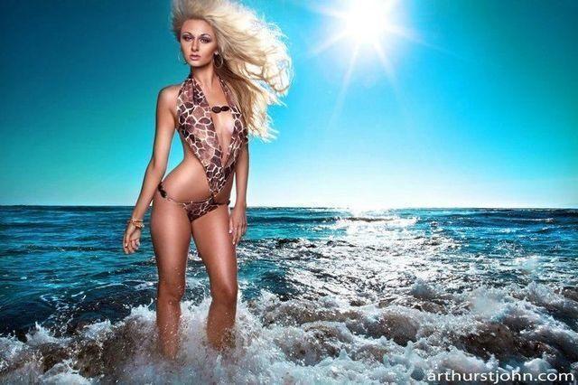 celebritie Kristina Korban young tits photoshoot home