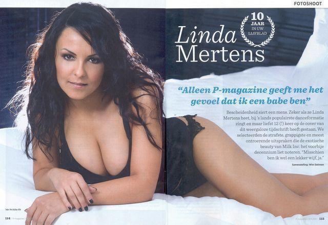 models Linda Mertens 24 years disclosed photoshoot in public